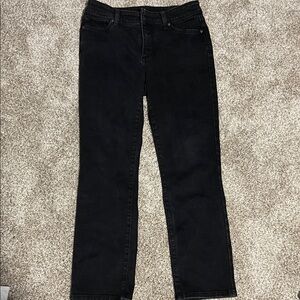 St. John's Bay Women's Black Straight Leg Jeans